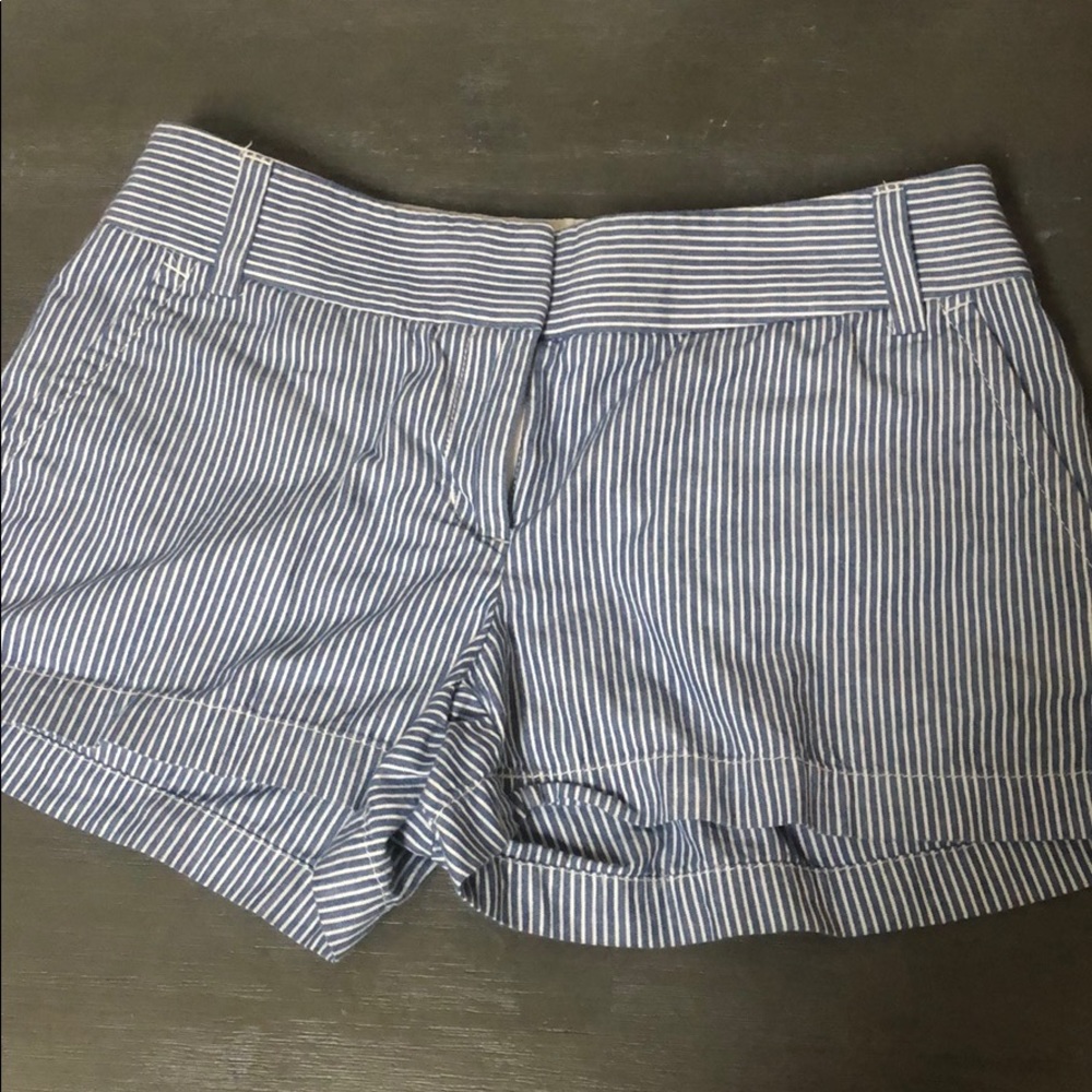 J Crew Pin Stripe Shorts